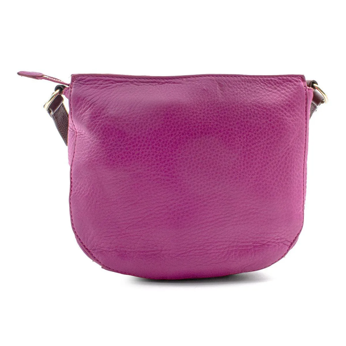 Isaac Mizrahi Pebble Crossbody Bags Leather Pink Colour For Women