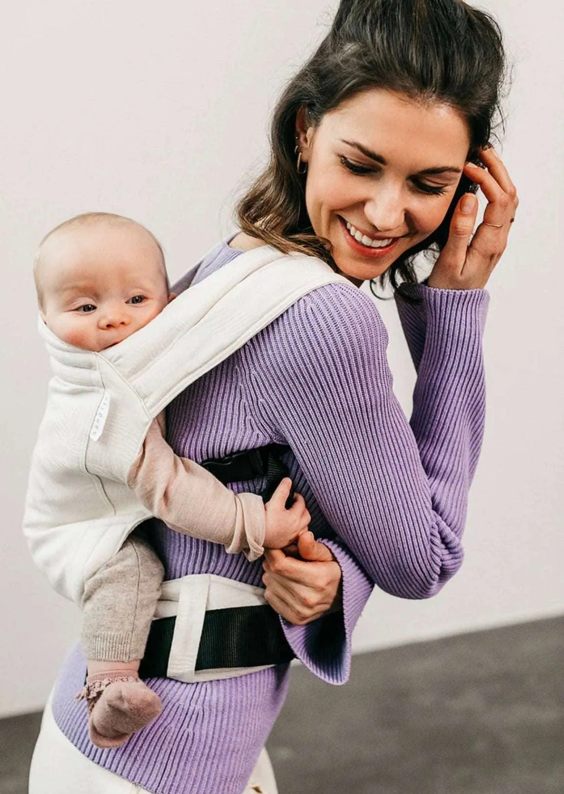 Ivory Palm Organic Cotton Baby Carrier