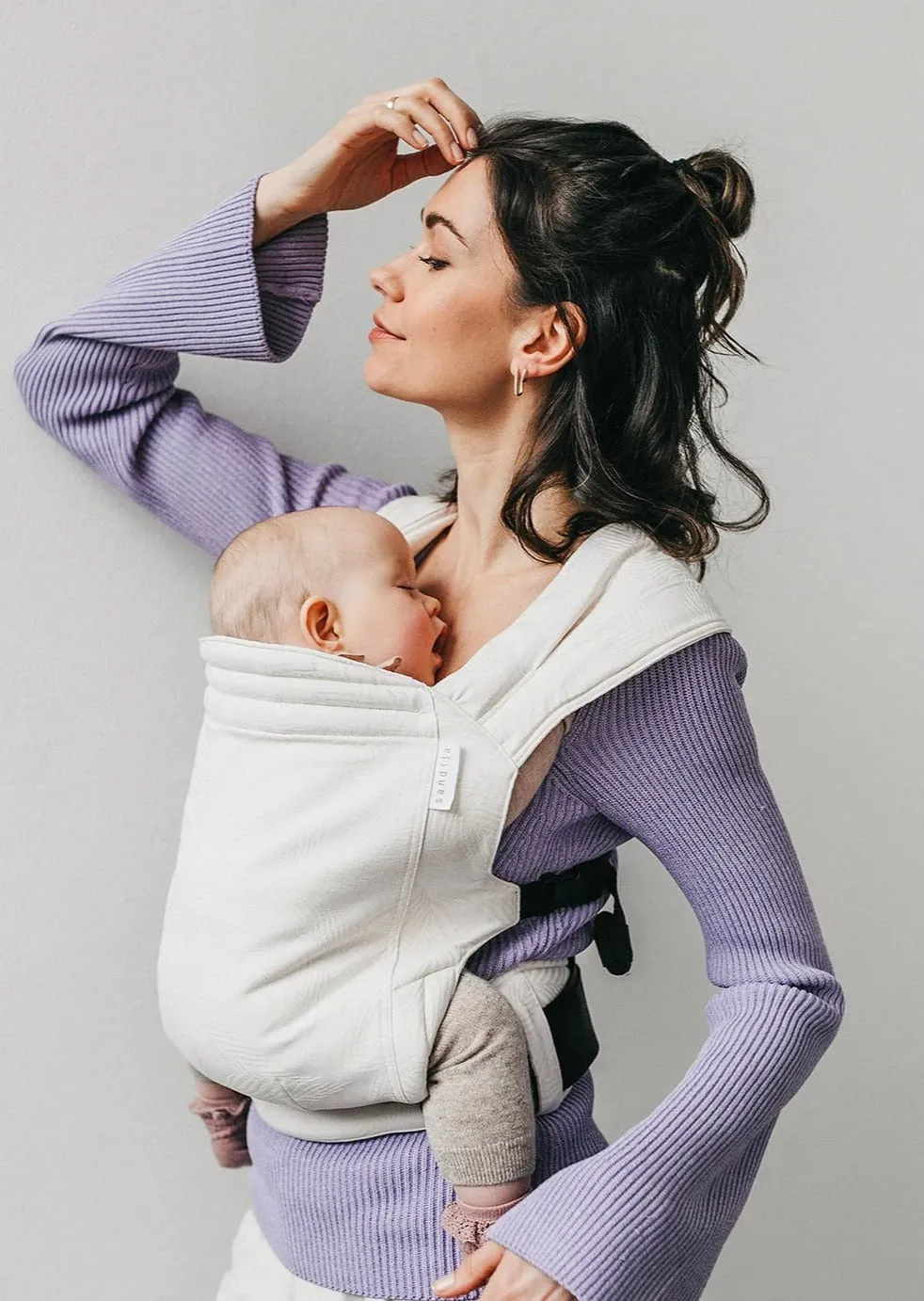 Ivory Palm Organic Cotton Baby Carrier