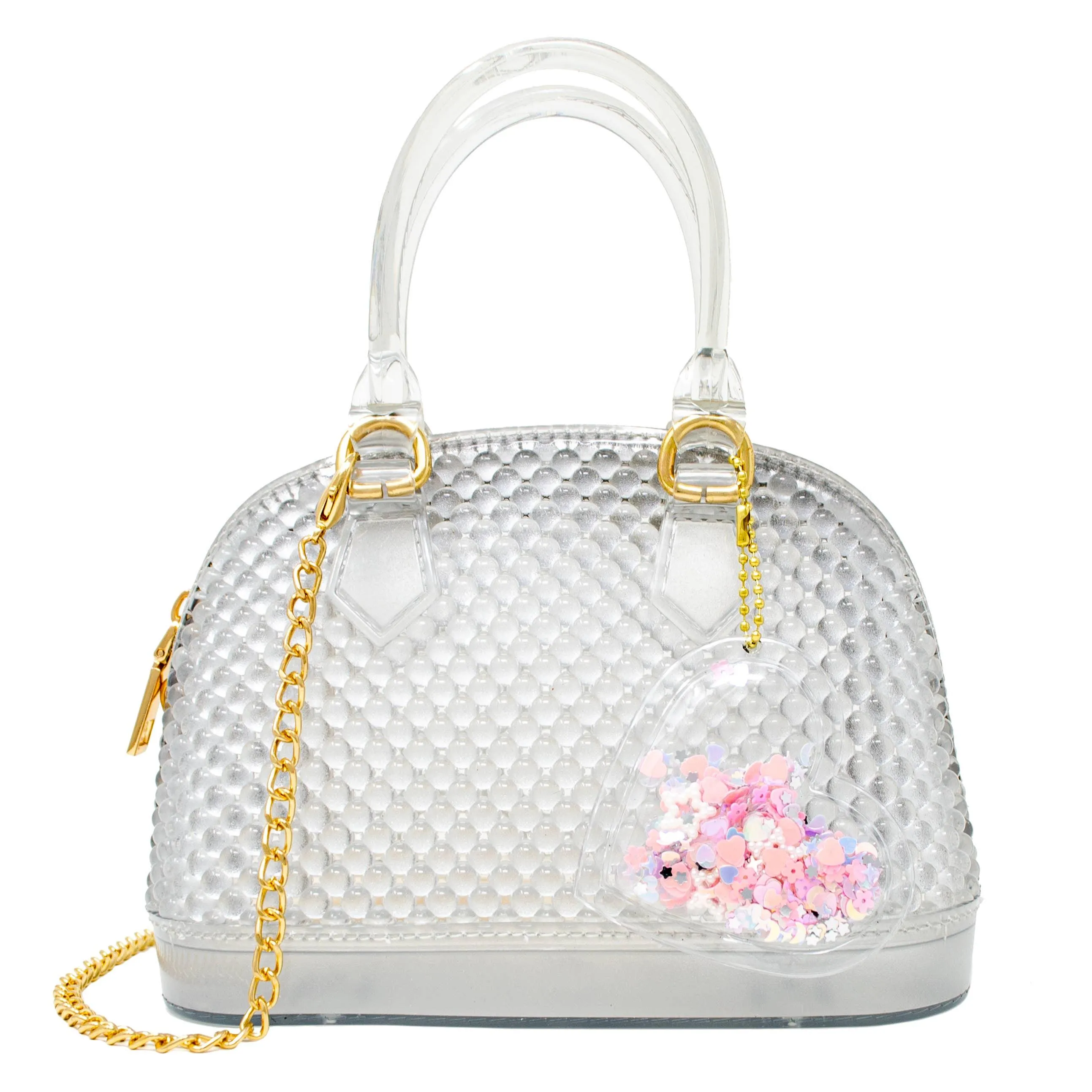 Jelly Bead Bowling Bag | Clear | Tiny Treats and ZOMI GEMS