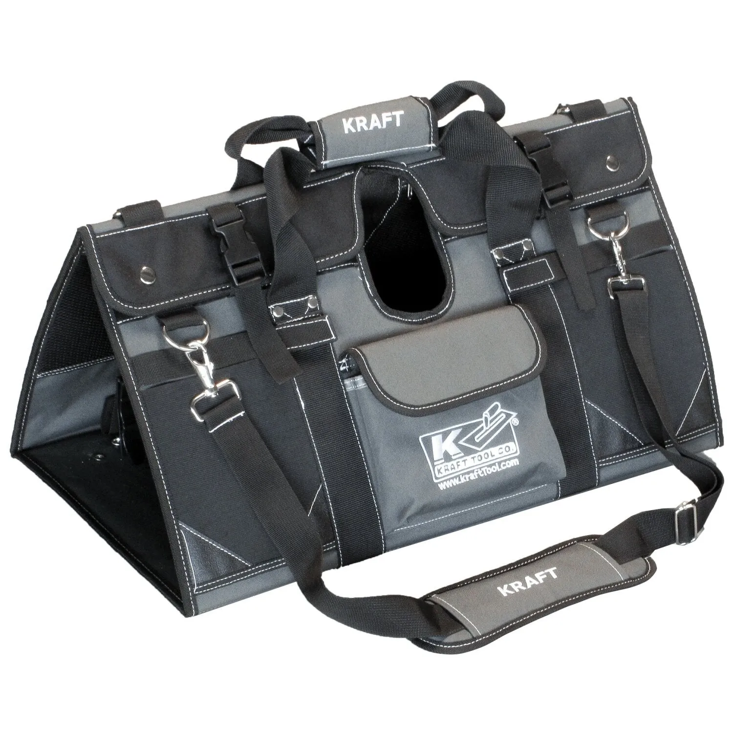 Kraft Tool CC1017 EZY-Tote Tool Carrier with 48" Channel Float, Knucklehead II Bracket, and (4) 6 Ft. 1-3/4" Button Handles