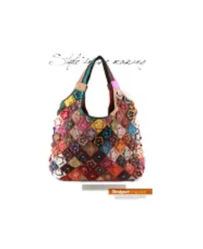 Leather Flower Handbag