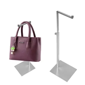 Linliangmuyu 7-shape High quality Metal Bag handbag Display Stand Holder Rack Adjustable Height BJ01-01