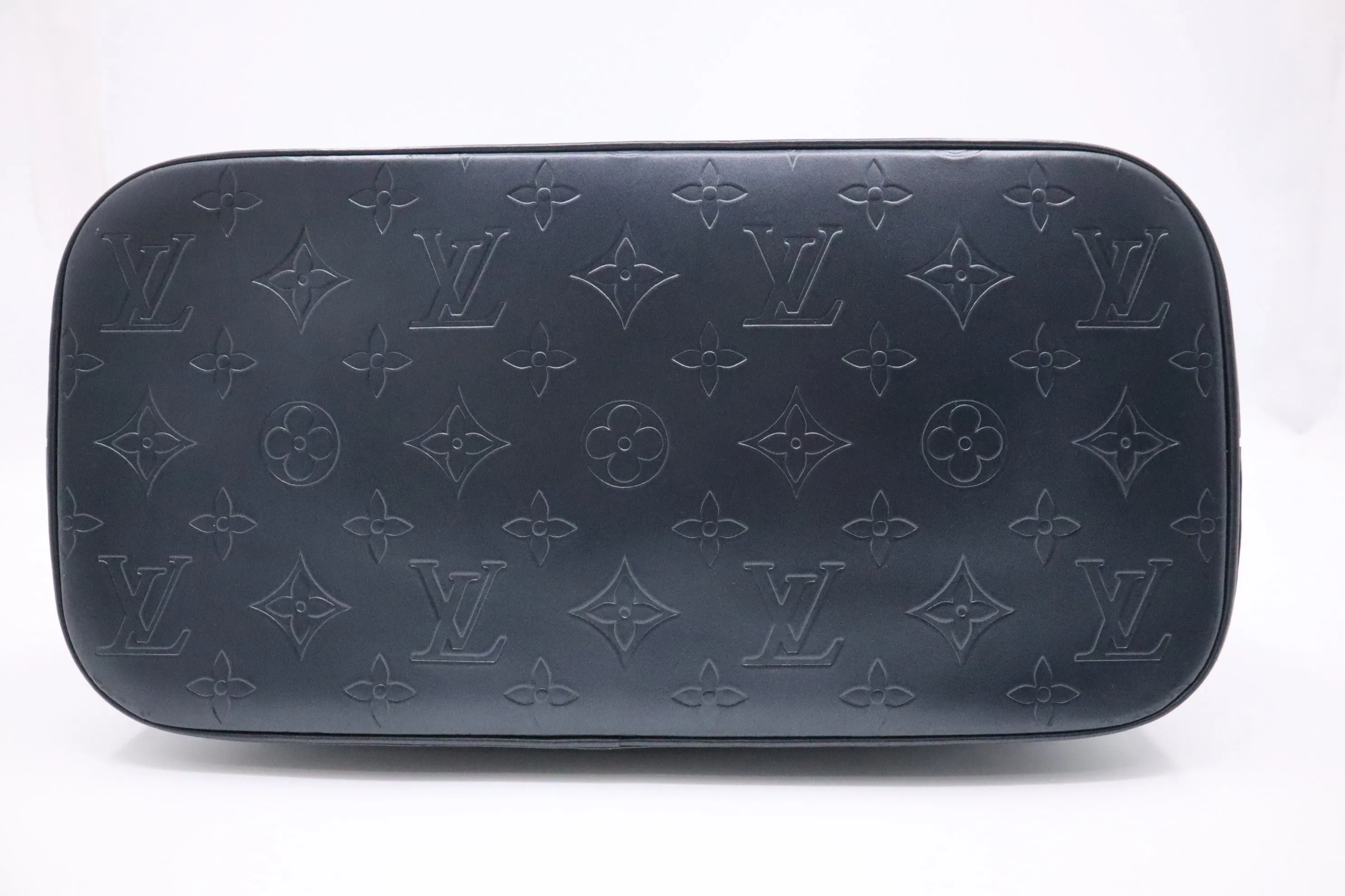 Louis Vuitton Stockton in Grey-Blue Mat Canvas