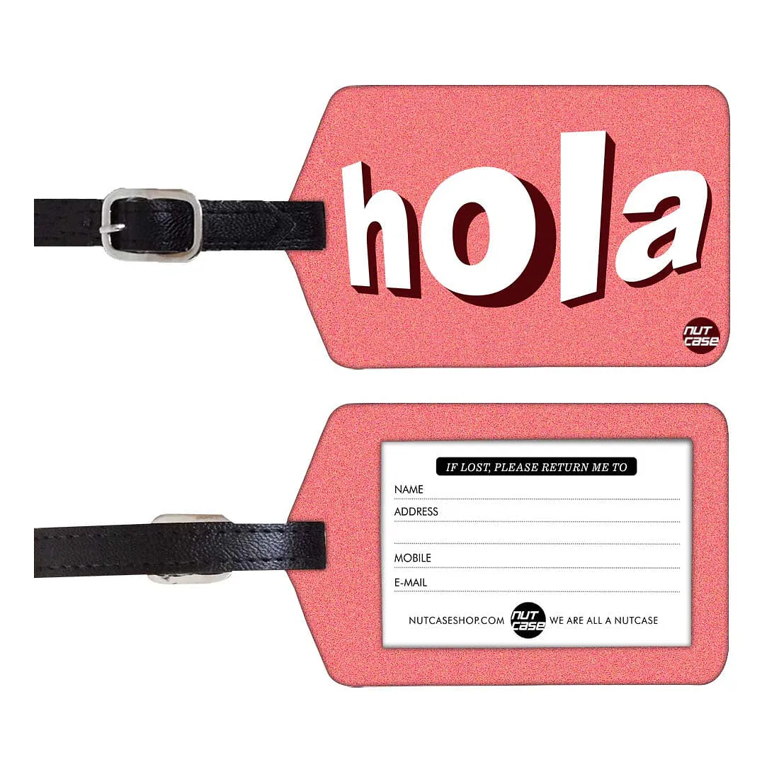 Luggage Tags Set Of 2 -  HOLA