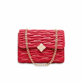 Maroon Casual Shoulder Bag P55596