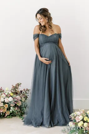 Maternity Rosalie Tulle Convertible Dress | Made To Order