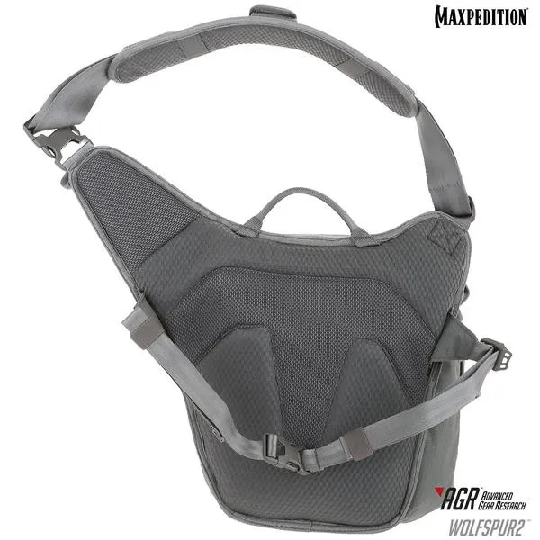 Maxpedition Wolfspur V2.0 Crossbody Shoulder Bag 11L (Gray)