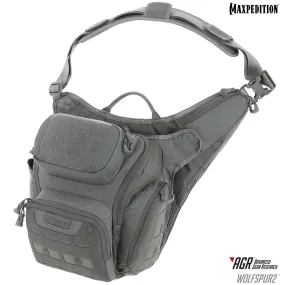 Maxpedition Wolfspur V2.0 Crossbody Shoulder Bag 11L (Gray)