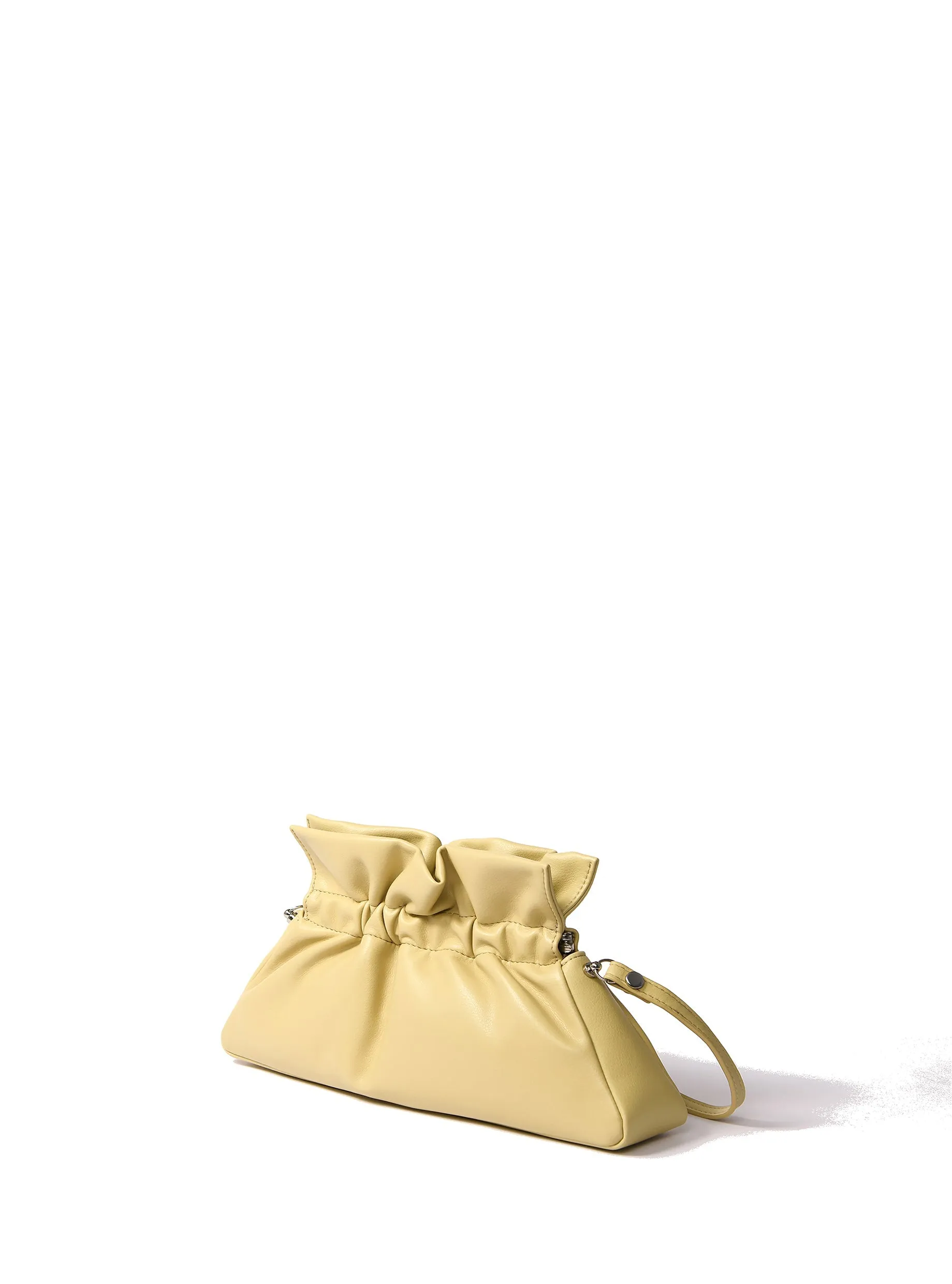 Mila Bag in Smooth Leather, Yellow