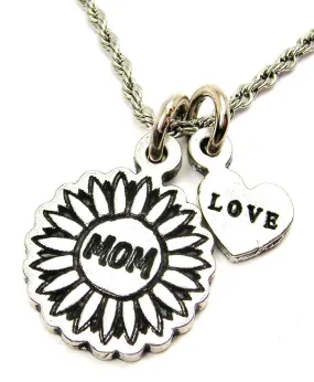 Mom Sunflower Catalog Necklace