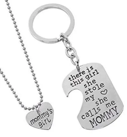 Mommy's Girl Keychain Set