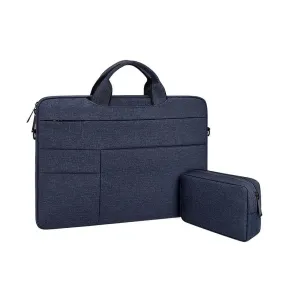 Office Travel 15.6 Inch Waterproof Custom Laptop Bag-Navy Blue