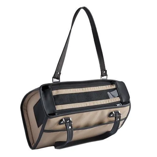 Petote Payton Dog Carrier Khaki