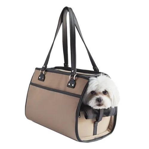 Petote Payton Dog Carrier Khaki