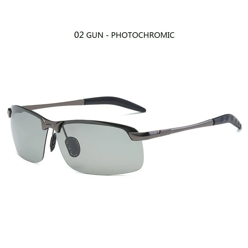 Photochromic Sunglasses Men Polarized Driving Chameleon Glasses Male Change Color Sun Glasses Day Night Vision Driver's Eyewear