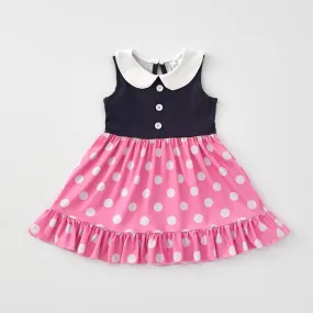 PINK POLKA MOUSE TANK DRESS (MOMMY & ME) PRESALE