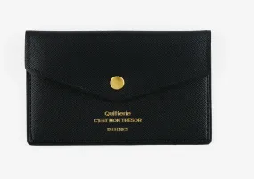 Quitterie Snap Card Case – Black