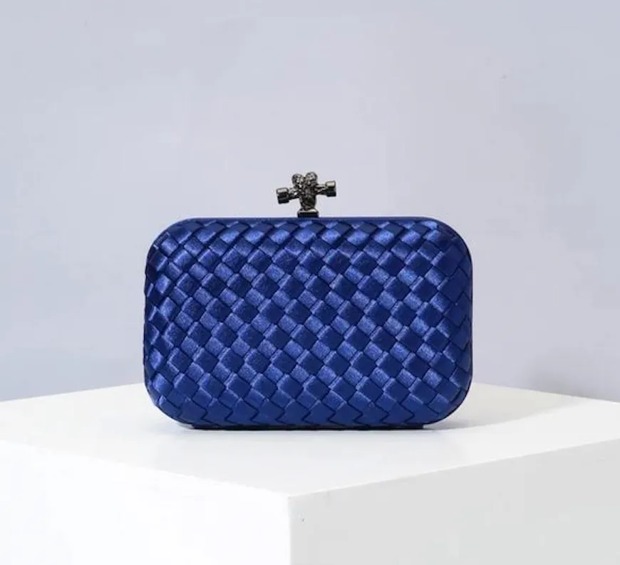 Rita Ratskoff- Satin Knotted Clutch