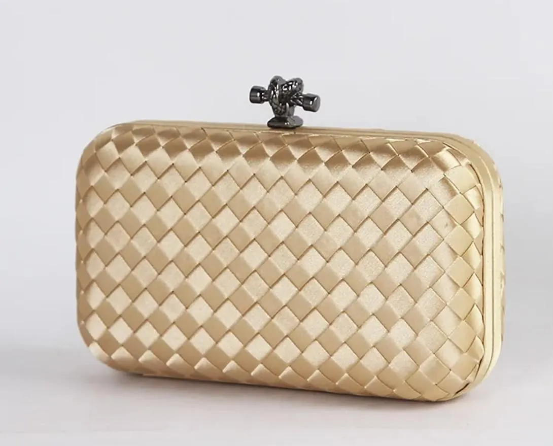 Rita Ratskoff- Satin Knotted Clutch