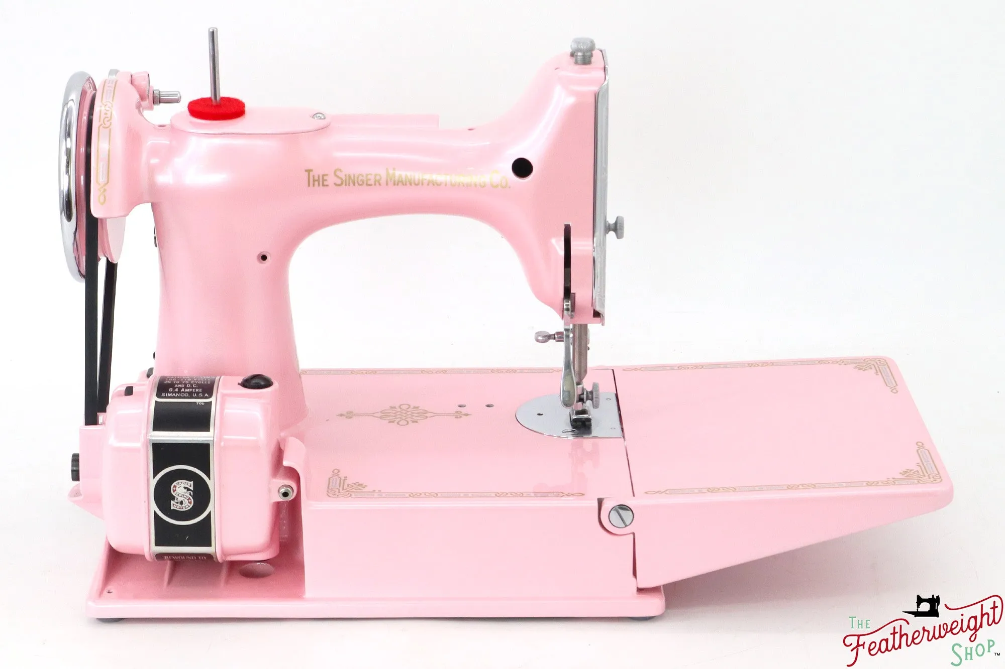 Singer Featherweight 221, AF481*** - Fully Restored in Pink Frosting