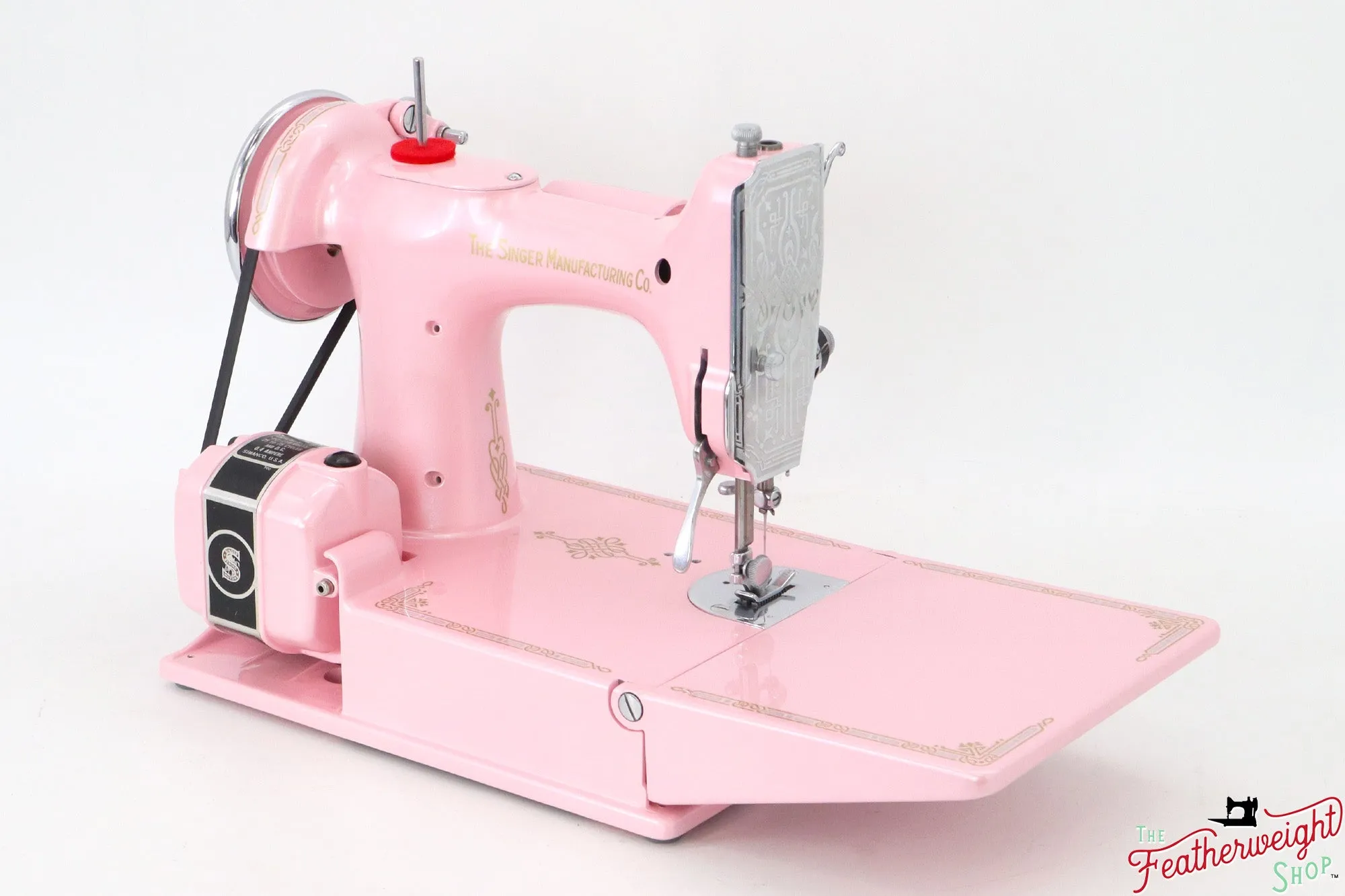 Singer Featherweight 221, AF481*** - Fully Restored in Pink Frosting