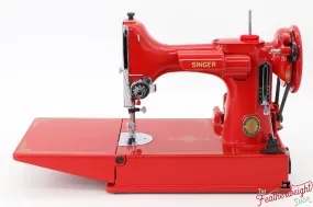 Singer Featherweight 221K, Centennial - EG3030** - Fully Restored in Liberty Red