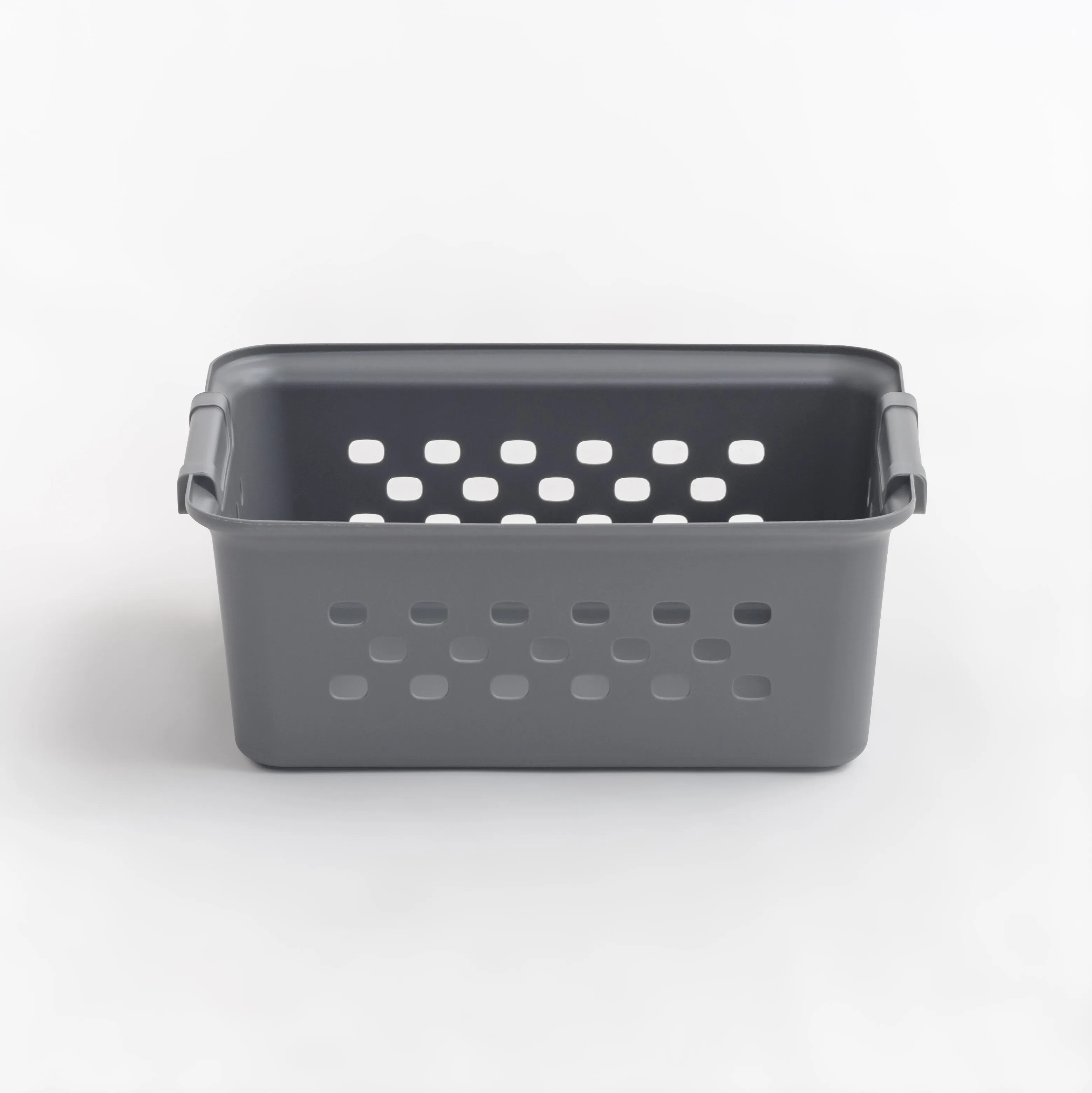 Small Organizer Storage Basket, Gray, Pack of 10