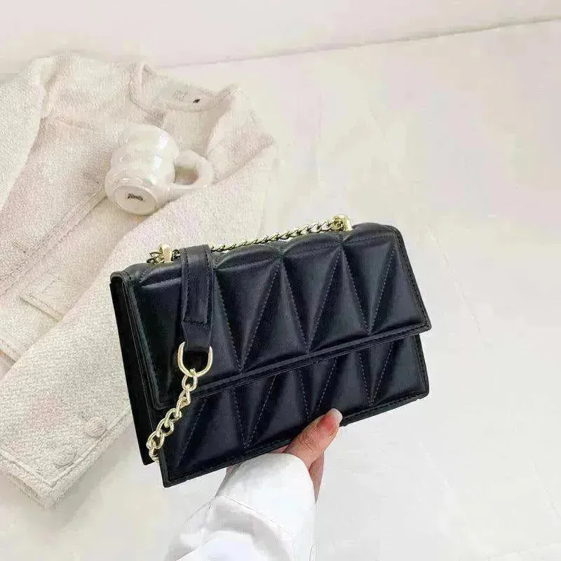 Small Square Bags Fashion Chain Crossbody Shoulder Handbag