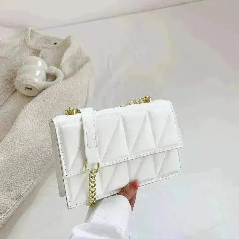 Small Square Bags Fashion Chain Crossbody Shoulder Handbag