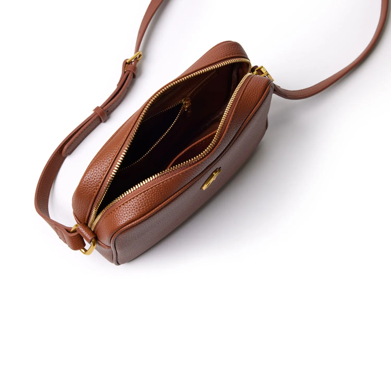 STANDARD PEBBLE CAMERA BAG - BROWN