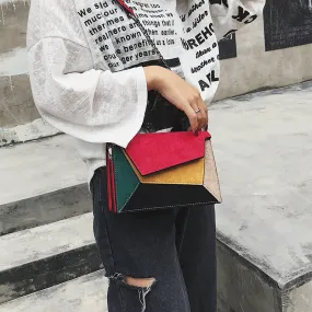 Stitched Me Diagonal Shoulder Bag