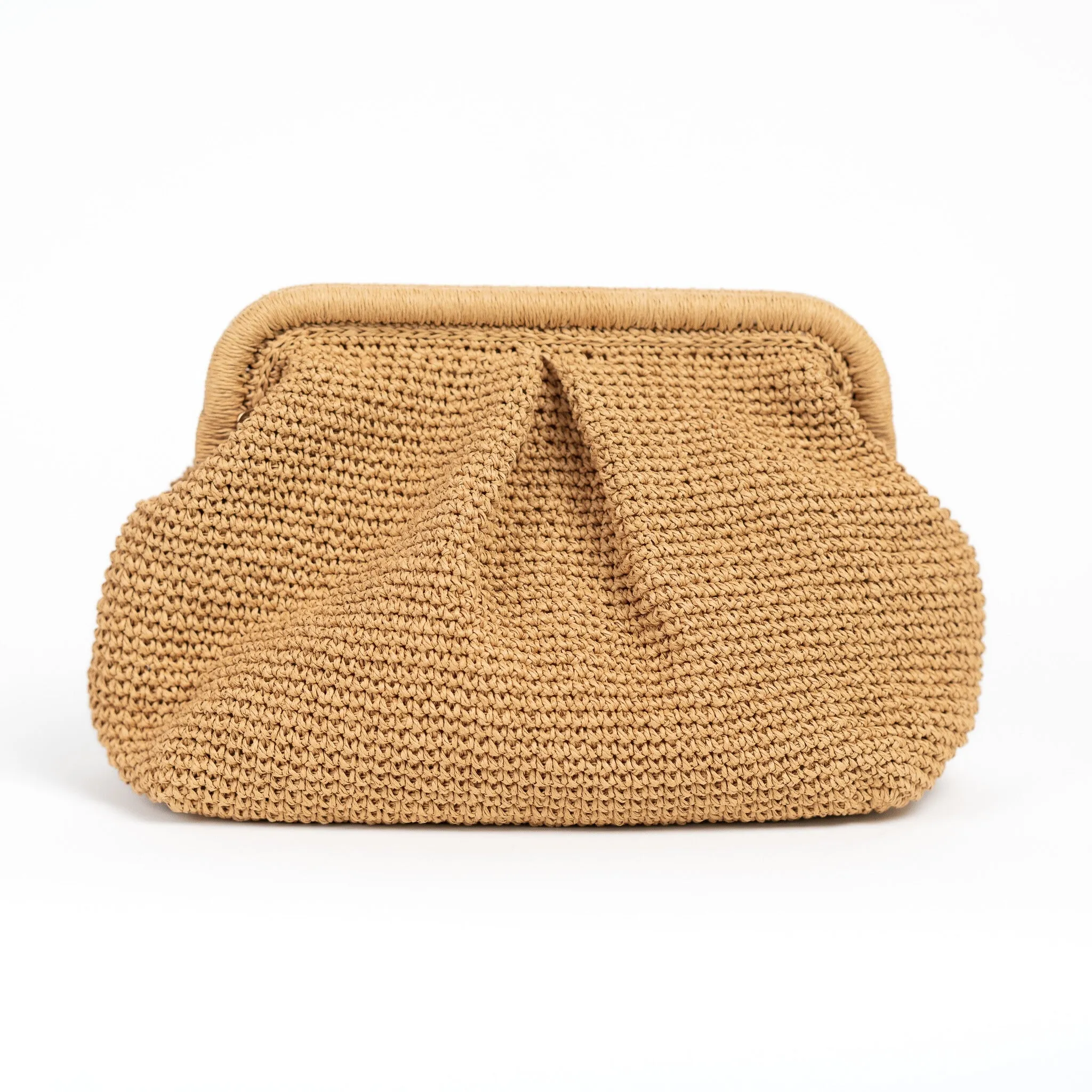 Straw Wedding Clutch