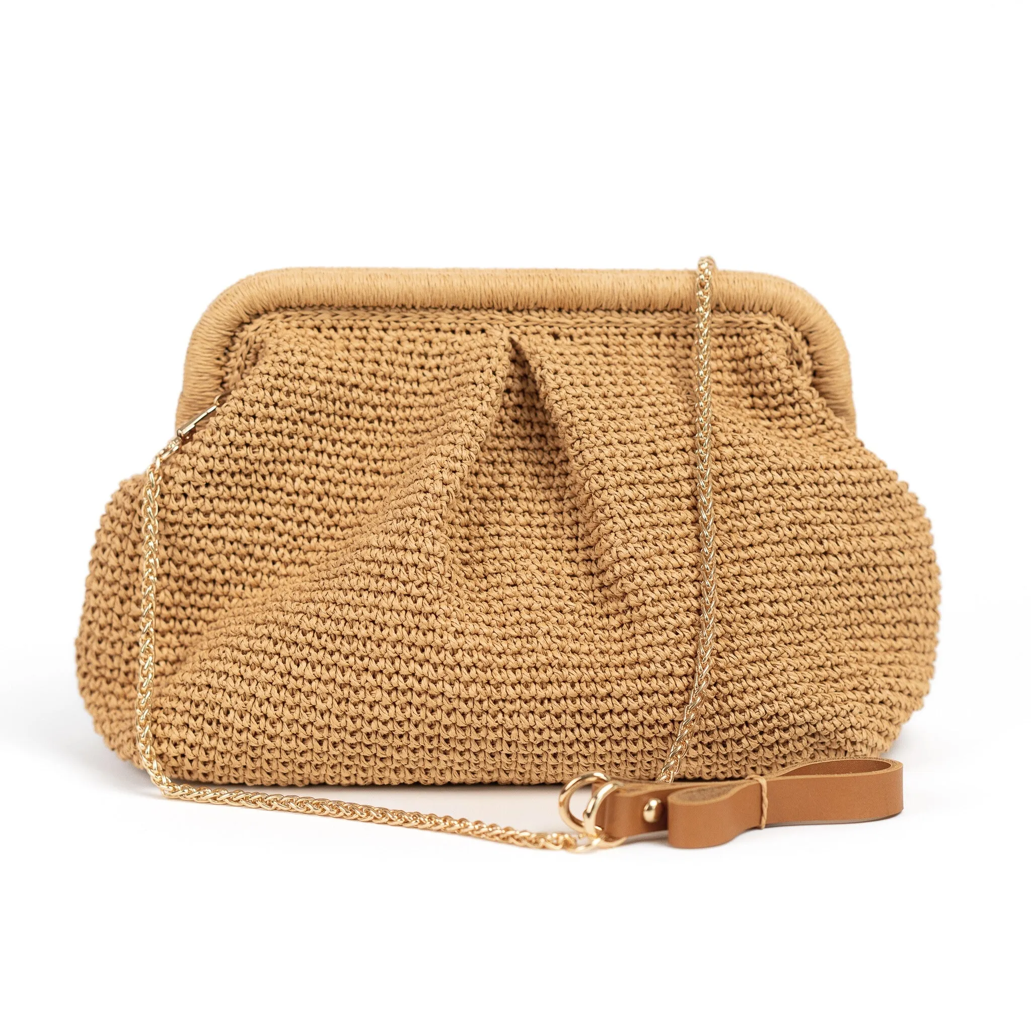 Straw Wedding Clutch