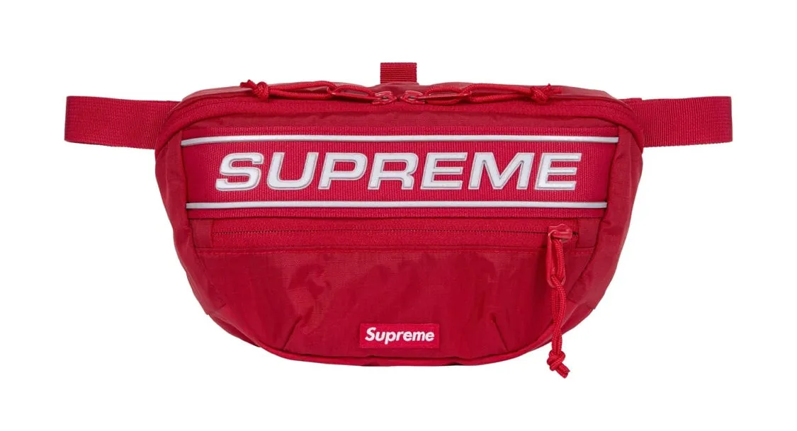 Supreme Logo Waist Bag Red