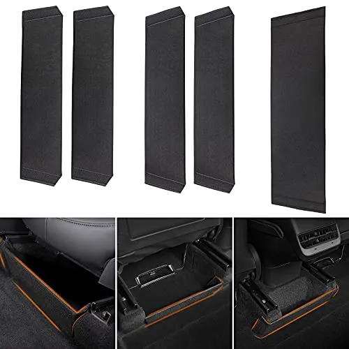 Tesla Model Y Organizer Storage Side Dividers for Under Seat, Rear Center Console, Rear Trunk, Accessories for Tesla Model Y (7 Piece Set)