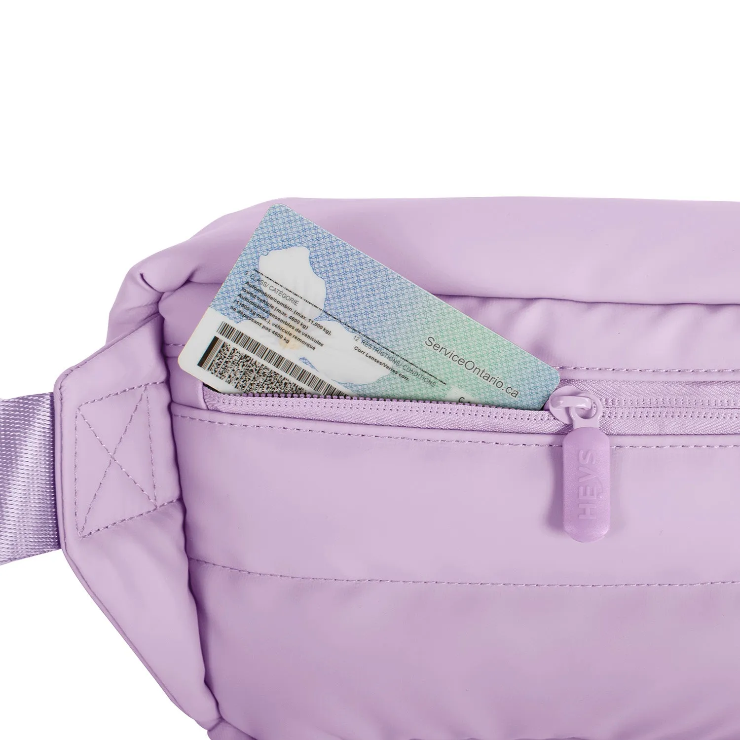 The Puffer Mini Waist Bag - Lavender