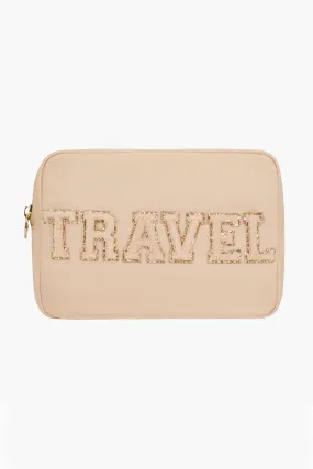 TRAVEL Sand Large Pouch