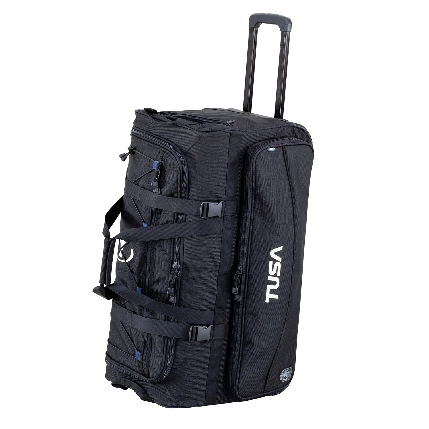 TUSA Large Heavy Duty Diver’s Roller Duffel with Telescopic Handle