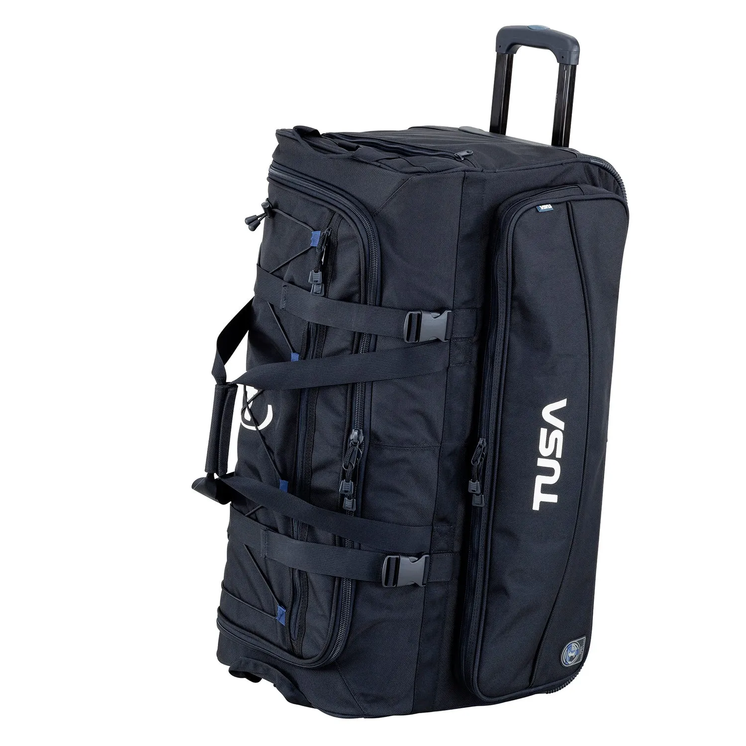 TUSA Large Heavy Duty Diver’s Roller Duffel with Telescopic Handle