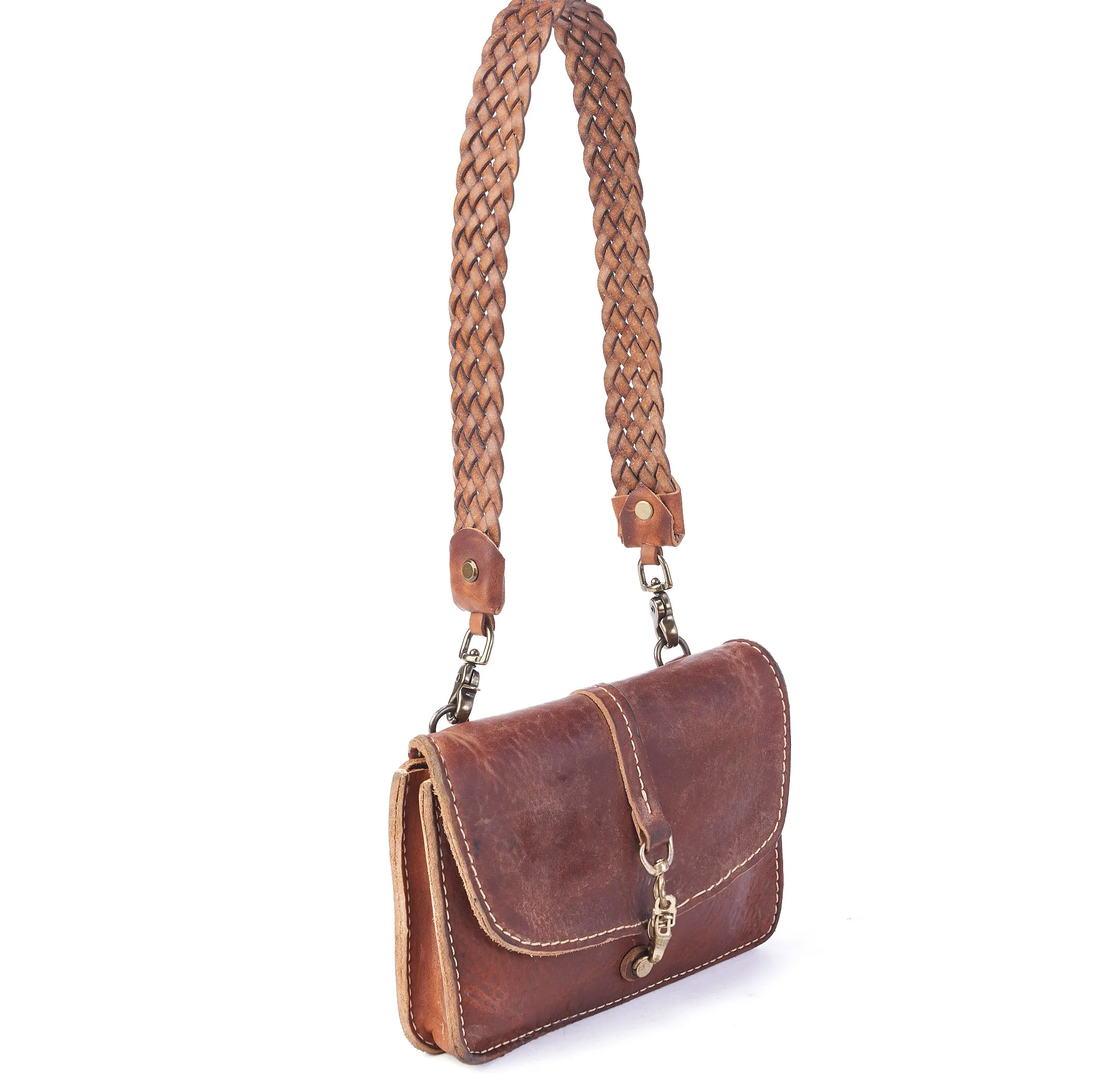 Vintage Stone-Washed Crossbody #201