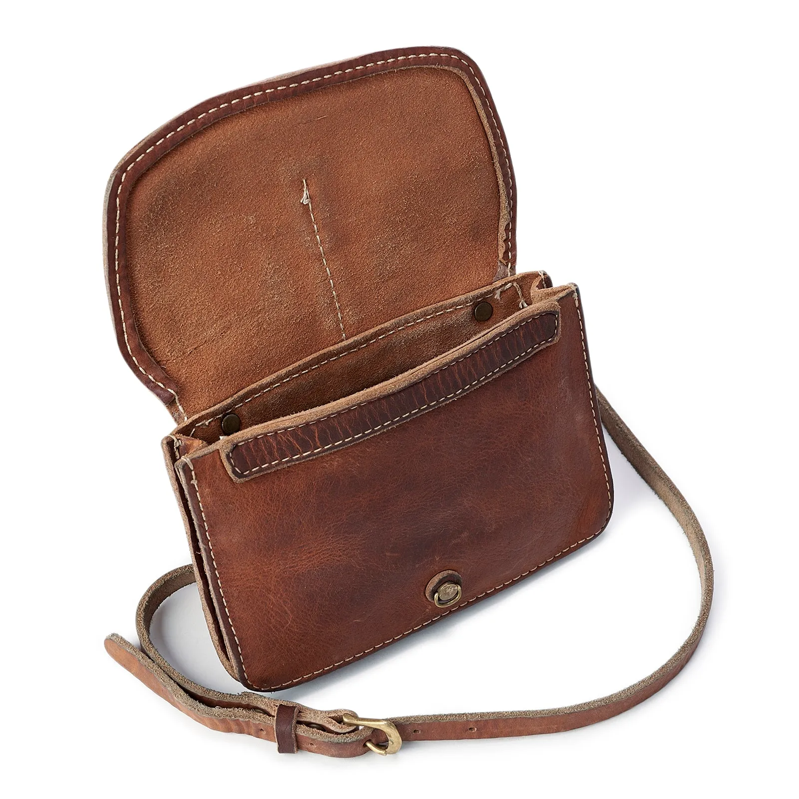 Vintage Stone-Washed Crossbody #201