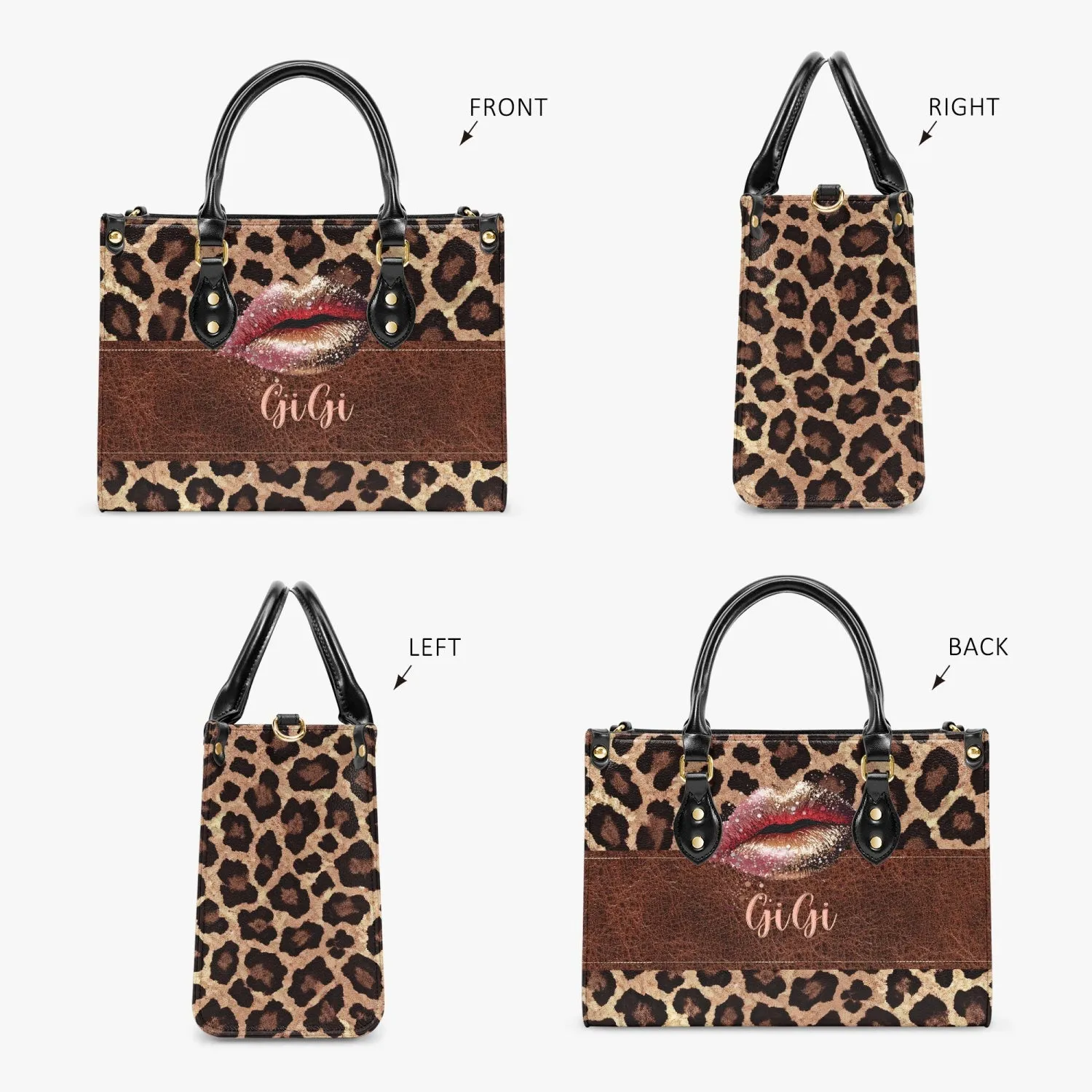 Women's Tote Bag - Leopard Print, GiGi