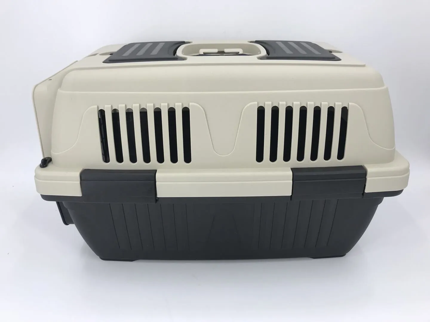 YES4PETS Medium Portable Dog Cat House Pet Carrier Travel Bag Cage Safety Lock & Food Box