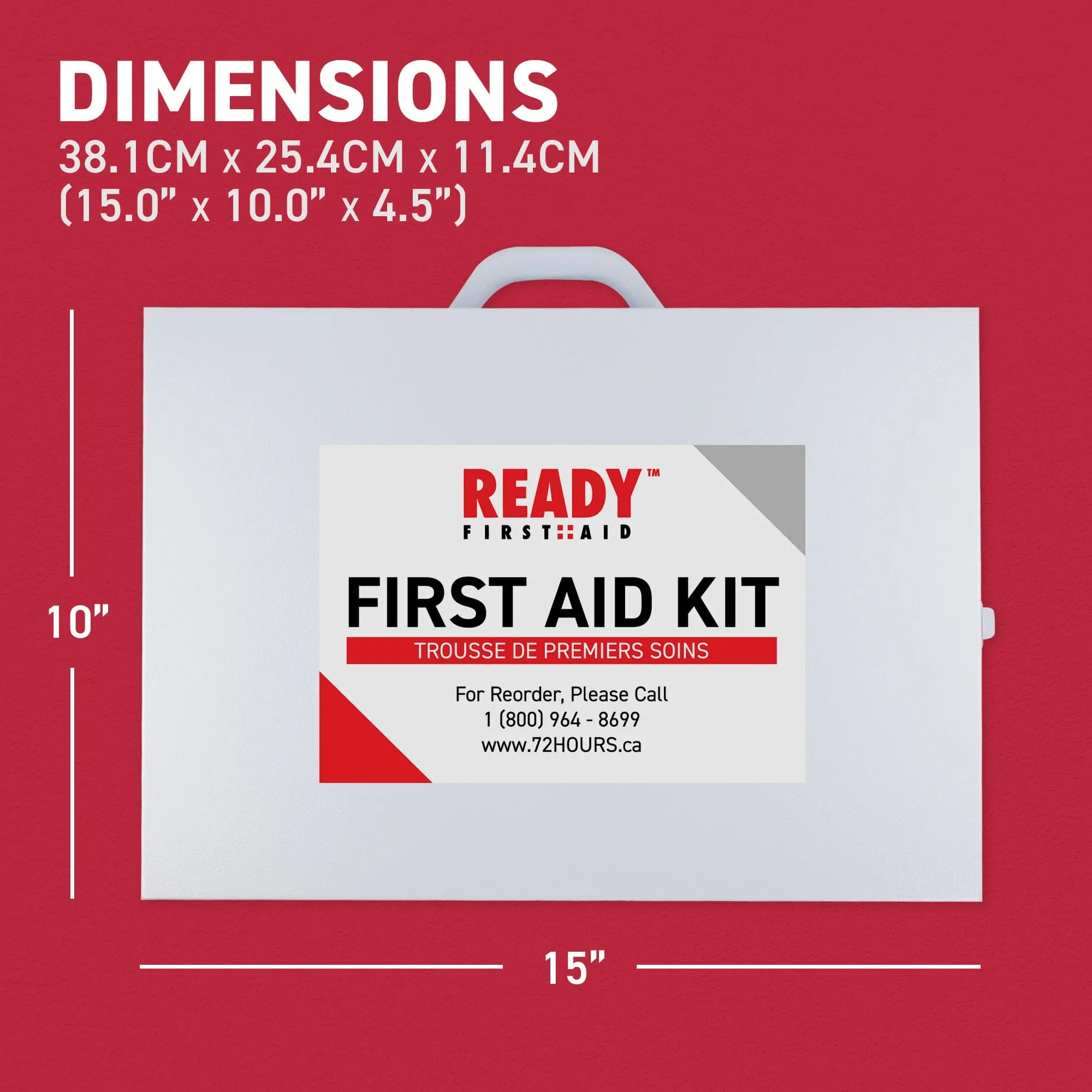 Yukon Level 2 First Aid Kit with Metal Cabinet